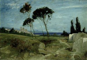 Landscape at Nettuno, 1887  by Hans Speckter